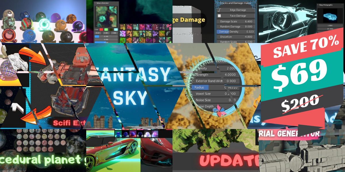 Nebula Generator Blender Addon Blender Market