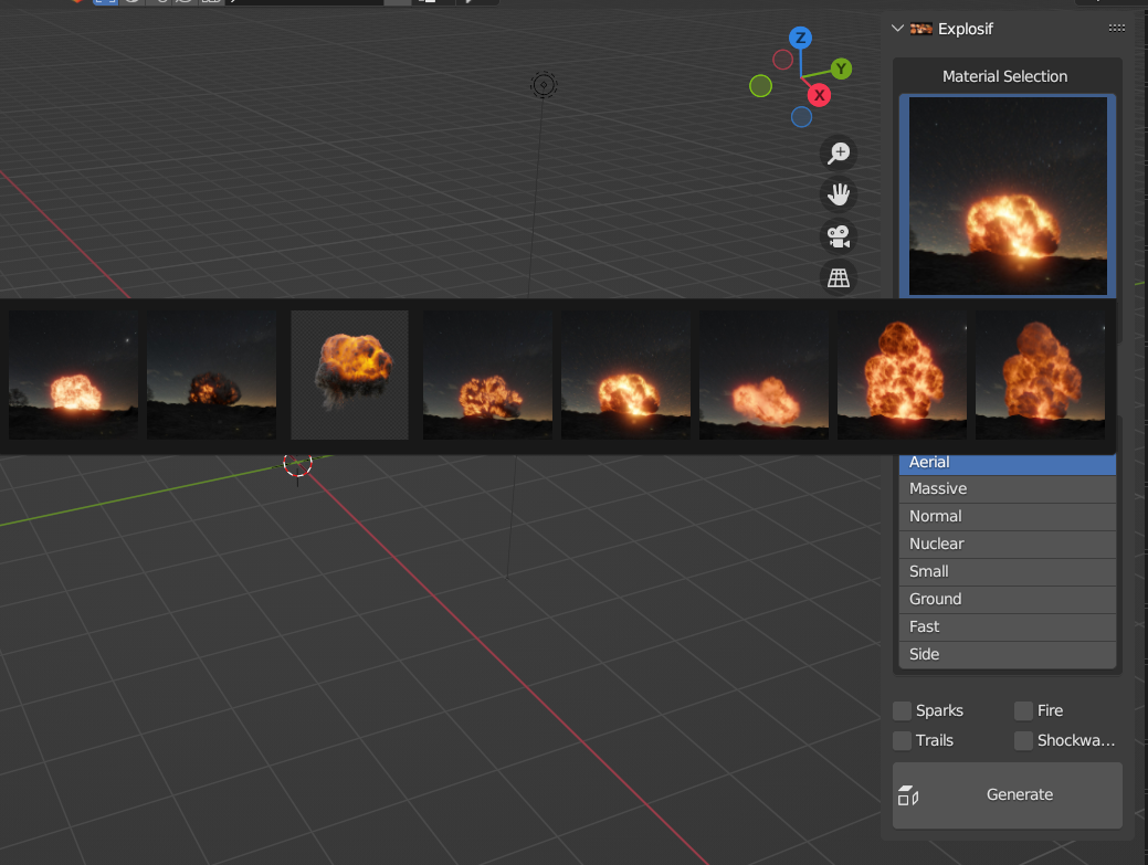 Explosif v.1 Add Explosions to your scene Blender Market