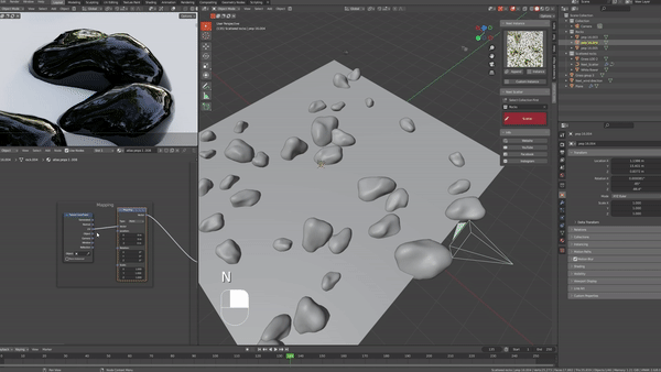 散布分散随机生成插件 Next Scatter - Blender插件