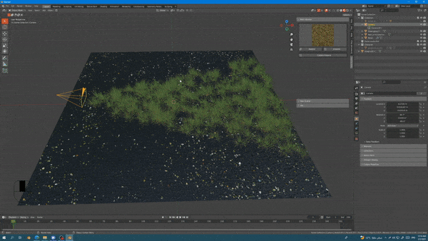 散布分散随机生成插件 Next Scatter - Blender插件