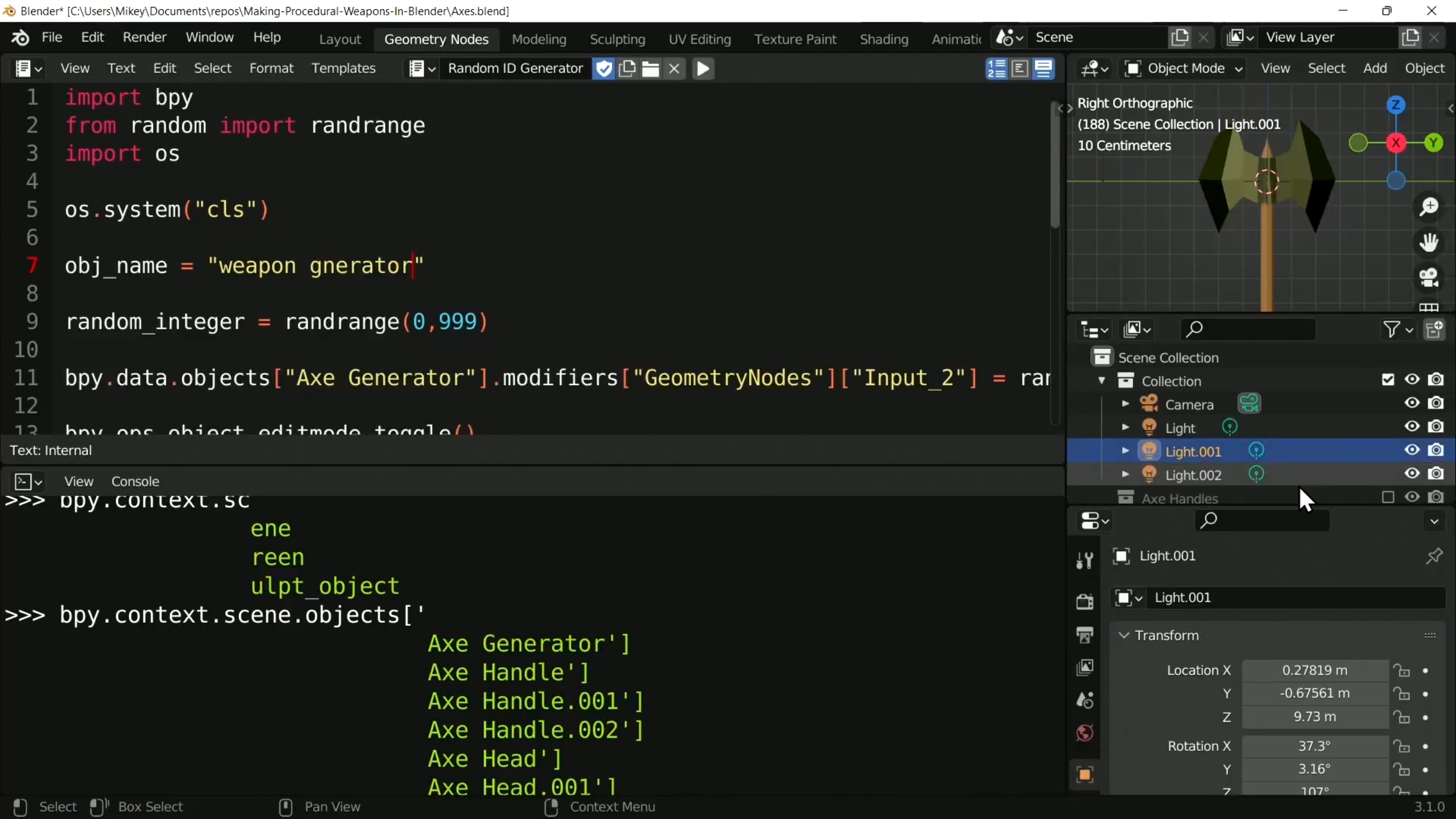 Making Procedural Weapons In Blender 3 Blender Market