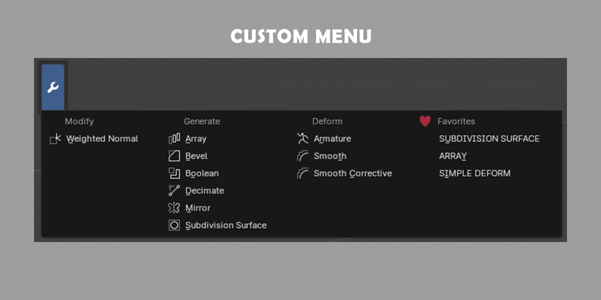 Old Modifier Menu 2 Blender Market Old Modifier Menu 2 Blender Market