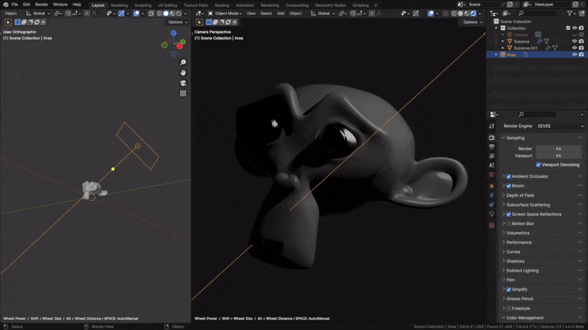 Toggling Between Automated and Orbit Mode in Light Wrangler
