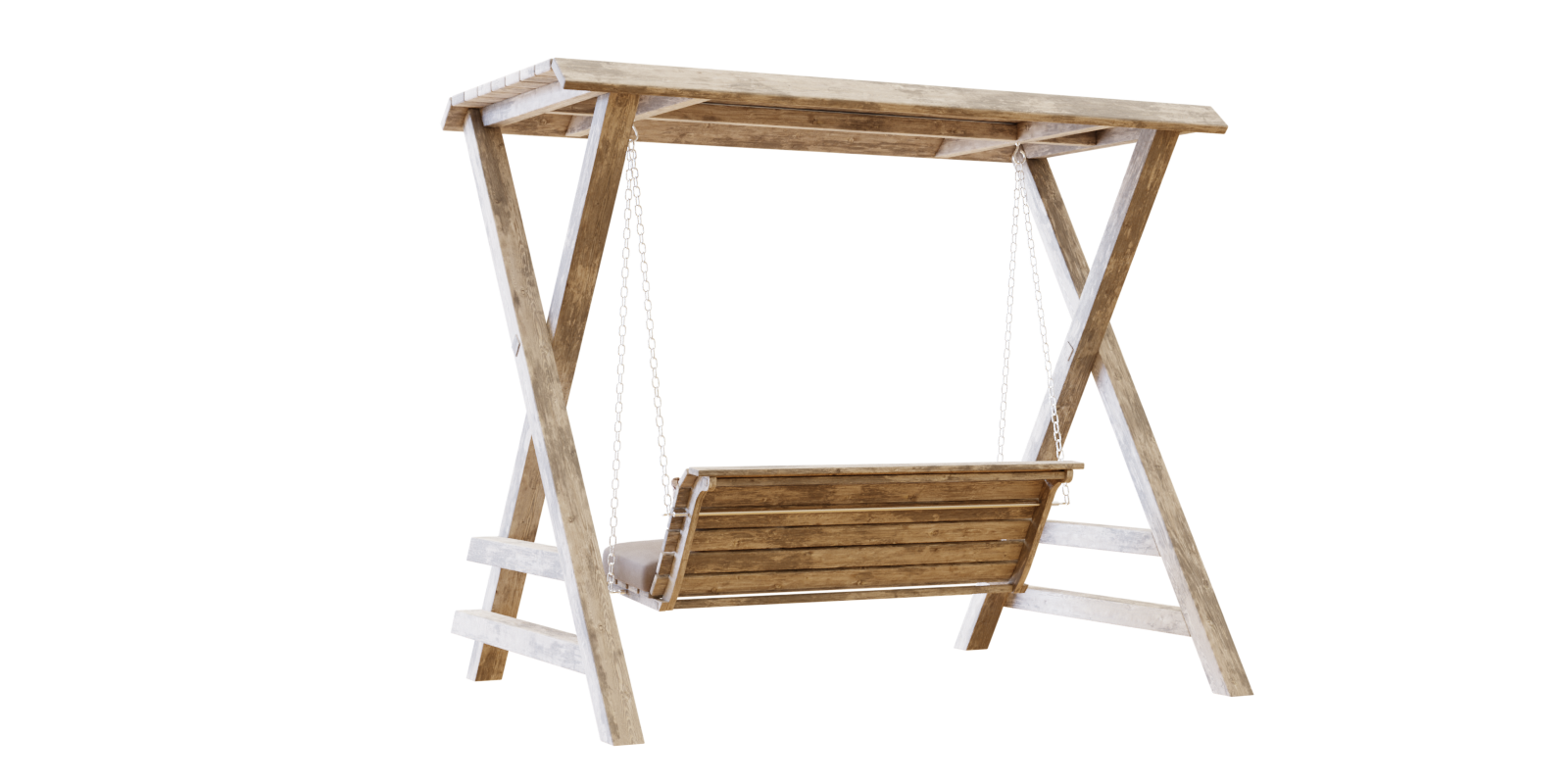 swing Eric Wooden DoubleSeater Garden swing otdoor exterior swing