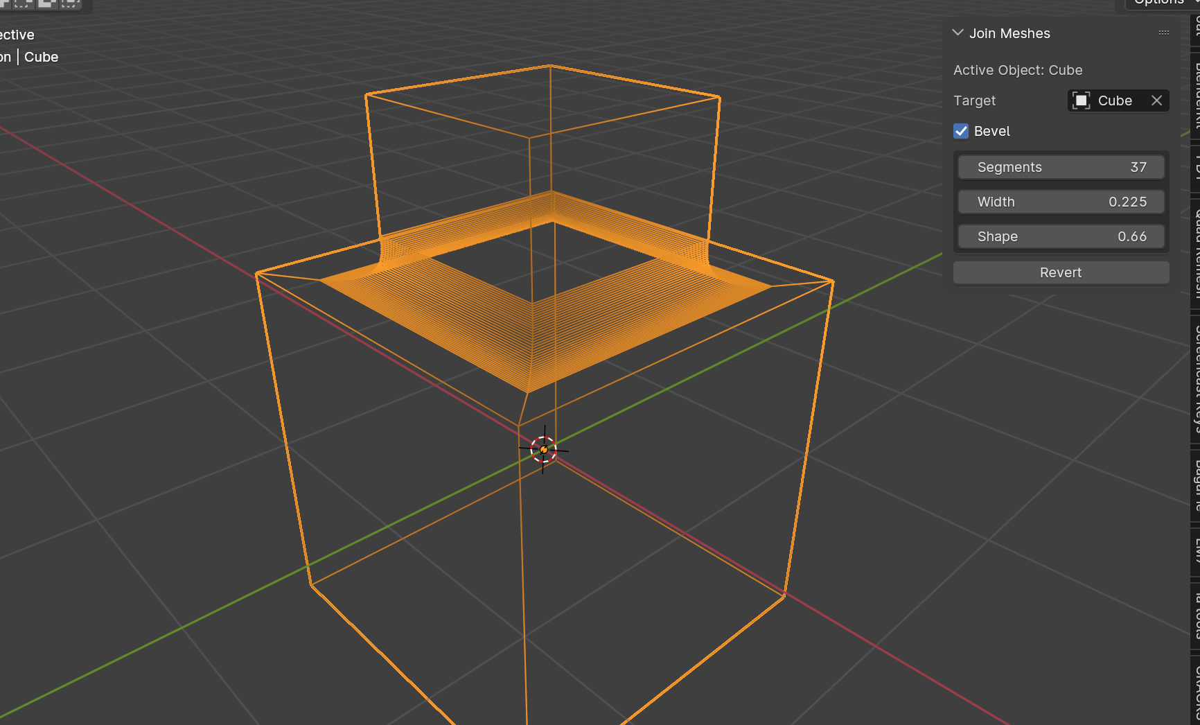 Bevel Joints addon will join meshes and add a nondestructive live