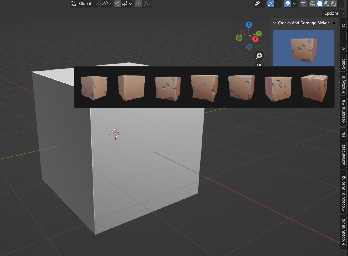 Cracks and damage maker blender addon free