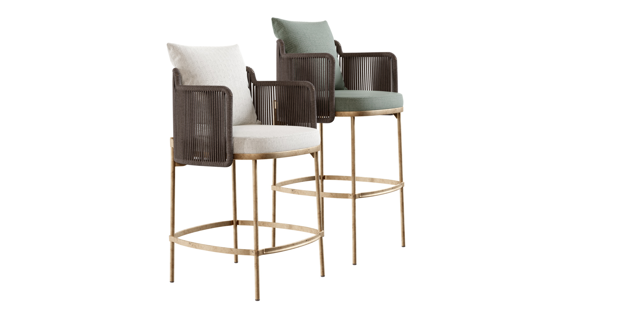 TAPE CORD OUTDOOR bar chair by Minotti Blender Market