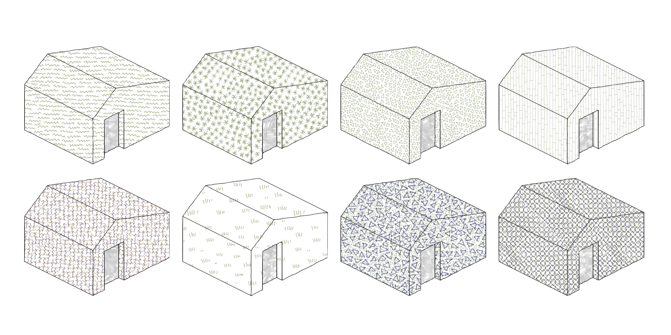 Hand drawn shaders Blender Market