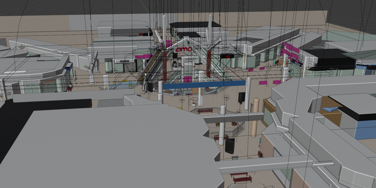 Mall from the oldest view project files assets blender market