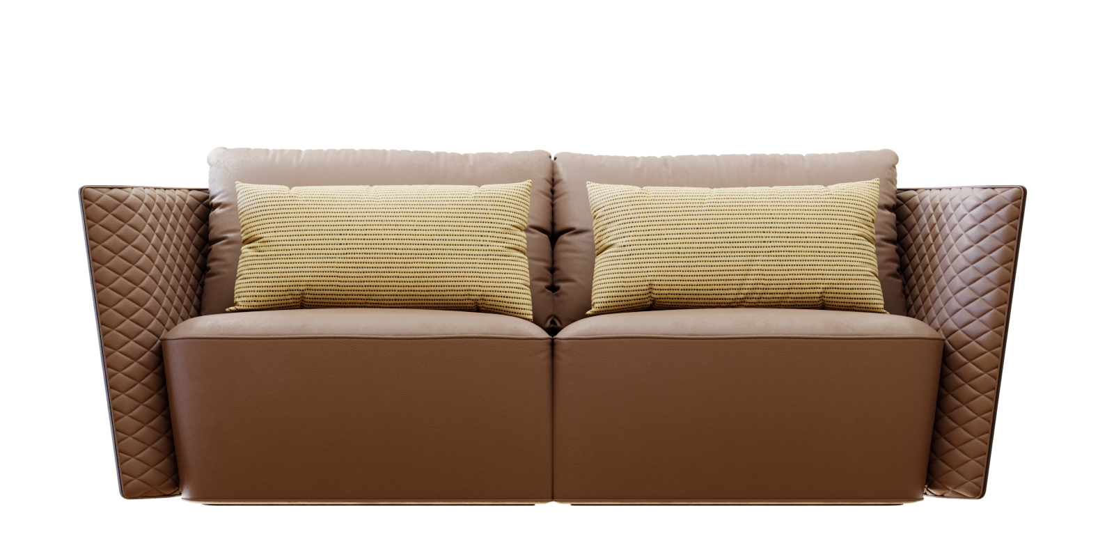 sofa set Bellini Lauren modern leather sofa with armchair Blender