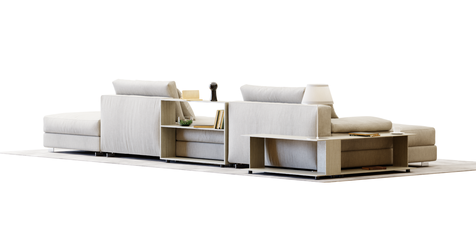 Sofa Luxury Fabric Corner Sofa Minimalist Modern Lshaped Sofa