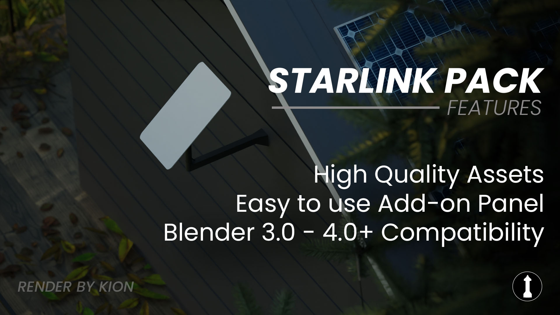 Starlink assets blender market