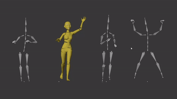 动作捕捉重定向 Retargeting Tools - Blender插件