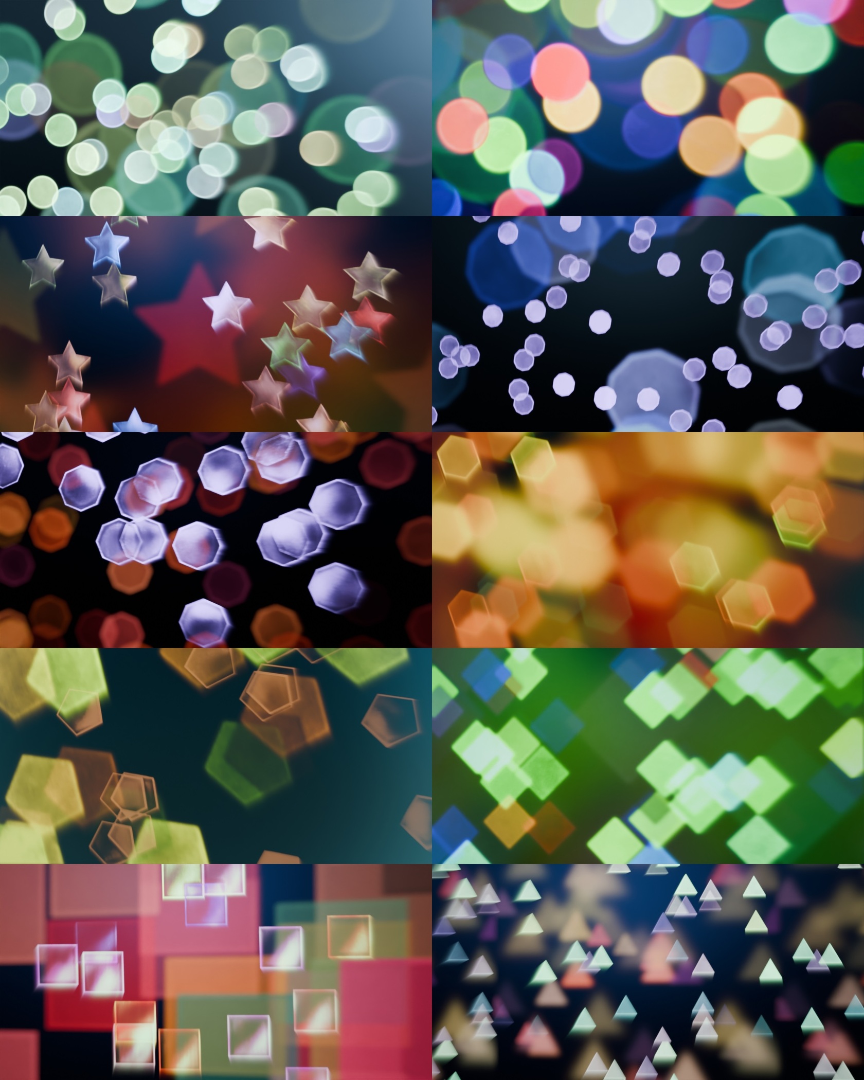 1300 GOBOS V2.1 2K, 4K, 8K Textures + Projectors Blender Market