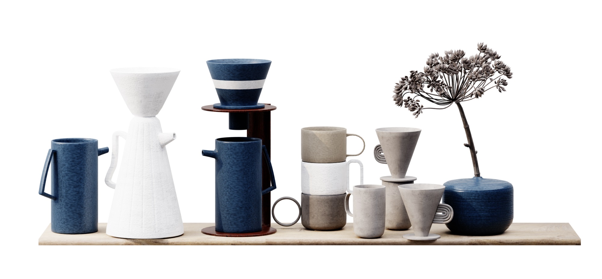 Decorations Kitchen Decor Set Minimalist Modern Kitchen Accessories blue kitchen