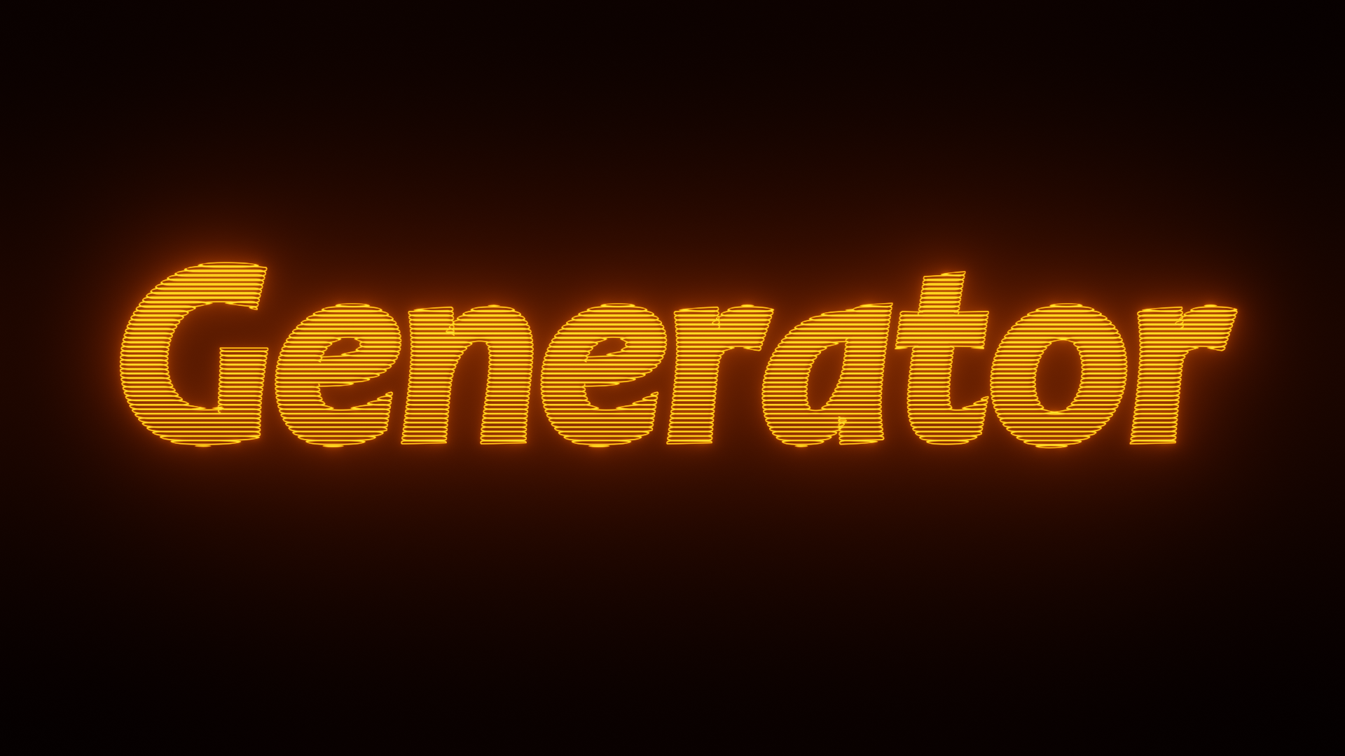 Neon logo generator Blender Market