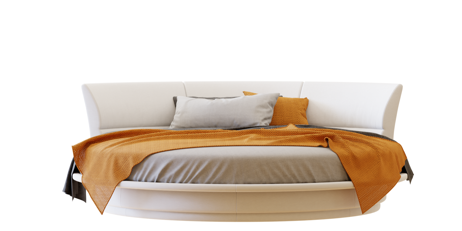 Bed round Double Bed fabric Bed With Sheets Inspired By round Bed