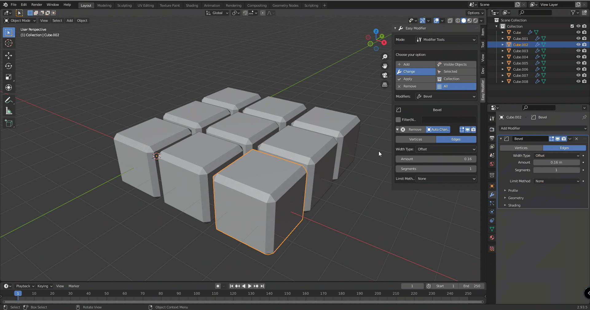 Easy modifier V1.3.42 - Blender Market